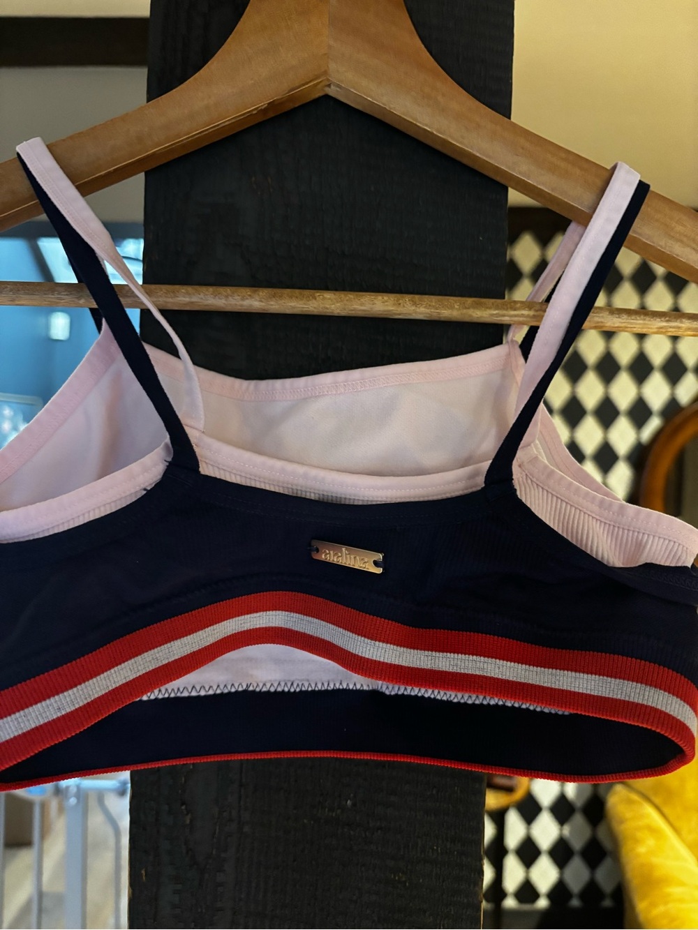 Aralina Navy, Red and white Trim. - Picture 2 of 5